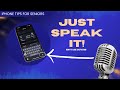 iPhone Tips for Seniors:  How to Use Dictation