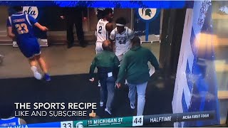 Tom Izzo angry and grabs player Gabe Brown! Tempers flare! Michigan State vs UCLA - NCAA Tourney 🏀