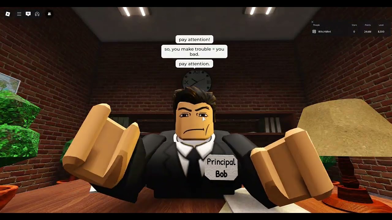 Roblox TPE: Throwing pencils at the teacher then getting sent to the office