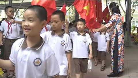 Trường Tiểu học Đội Cấn 2 - TP Thái Nguyên đón chào năm học mới - Năm học 2022 - 2023