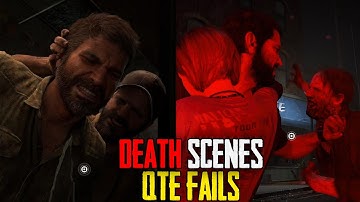 Death Scenes & QTE Fails | The Last of Us Part I Remake