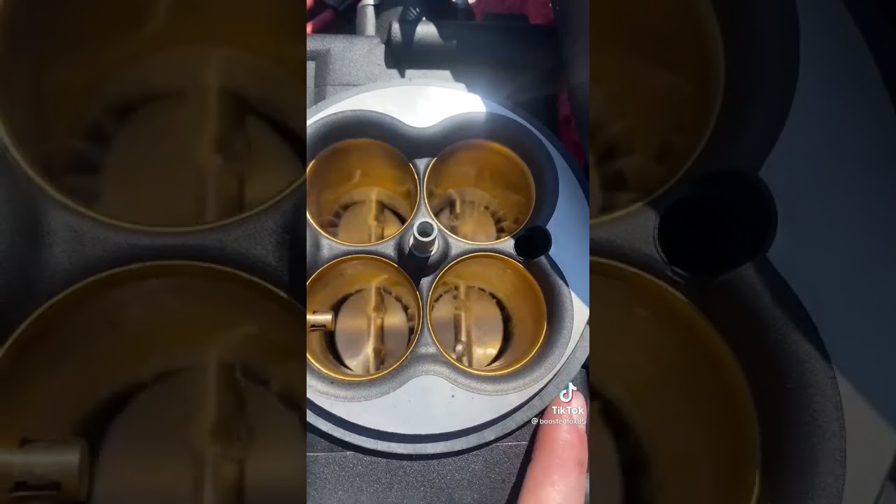 V8  fuel injection in action