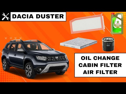 Dacia Duster 2 - Service - Oil Change, Air Filter and Cabin Filter - 1.5 DCI