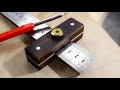 Comment fabriquer une rgle simple  partir de contreplaqu  outil de marquage bricolage