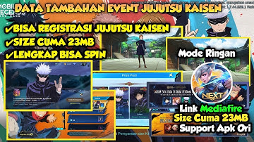 Data Tambahan ML Lite Event Jujutsu Kaisen No Password | Ml Lite | Cara Atasi Lag & Patah Pada Ml