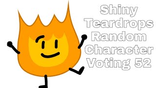 Shiny Teardrops Random Character Voting 52