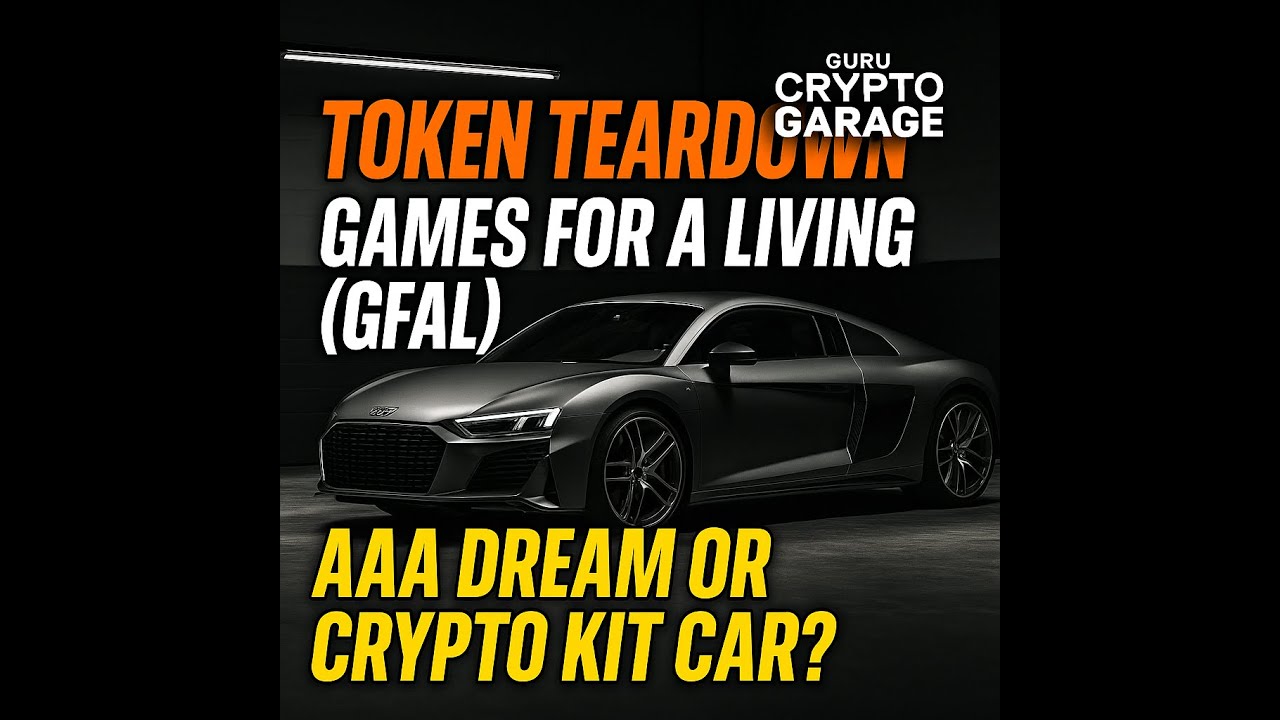 Token Teardown – Games for a Living   GFAL  AAA Dream or Crypto Kit Car?  Guru Crypto Garage