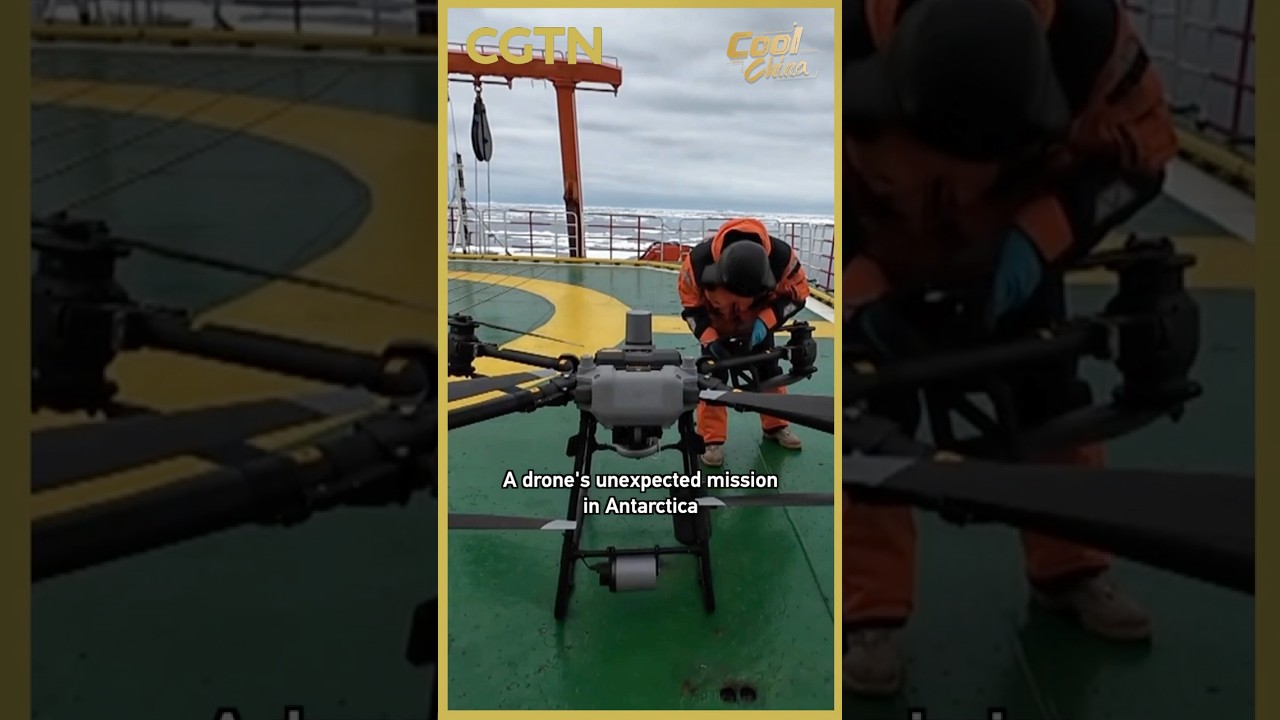 A drone's unexpected mission in Antarctica