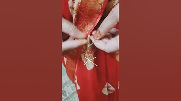 How to place saree pin without tearing it apart? #sareehack #hack #lifehacks #shorts #viralshorts
