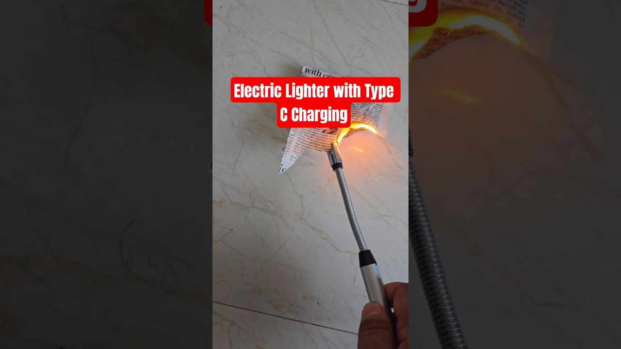 ₹150 Budget Tech Gadget 🔥 Electric Lighter with Type-C Charging 