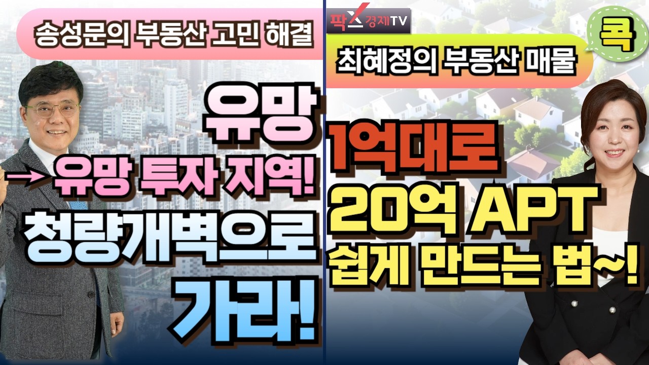 서울 동북권 개발 핵심축 '청량리' 완벽분석 / 1억대로 3도심 입지까지 '영등포구 대림동'& 교통 혁신의 선호지역 '고덕 2-2' [260228 부동산 고민 무엇이든 물어보세요]