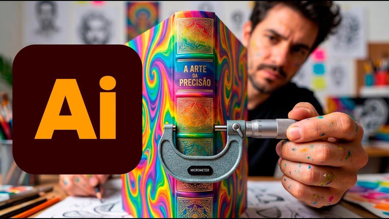 Capa de Livro  Lombada Quadrada no Ilustrator