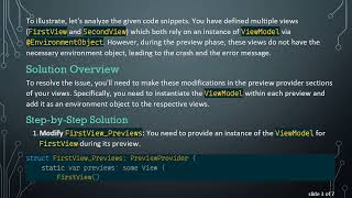 How to Solve the Cannot Preview in This File Error in SwiftUI Details