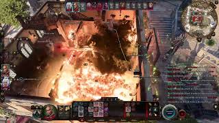 Blowing up the Firework's shop in Baldur's Gate 3