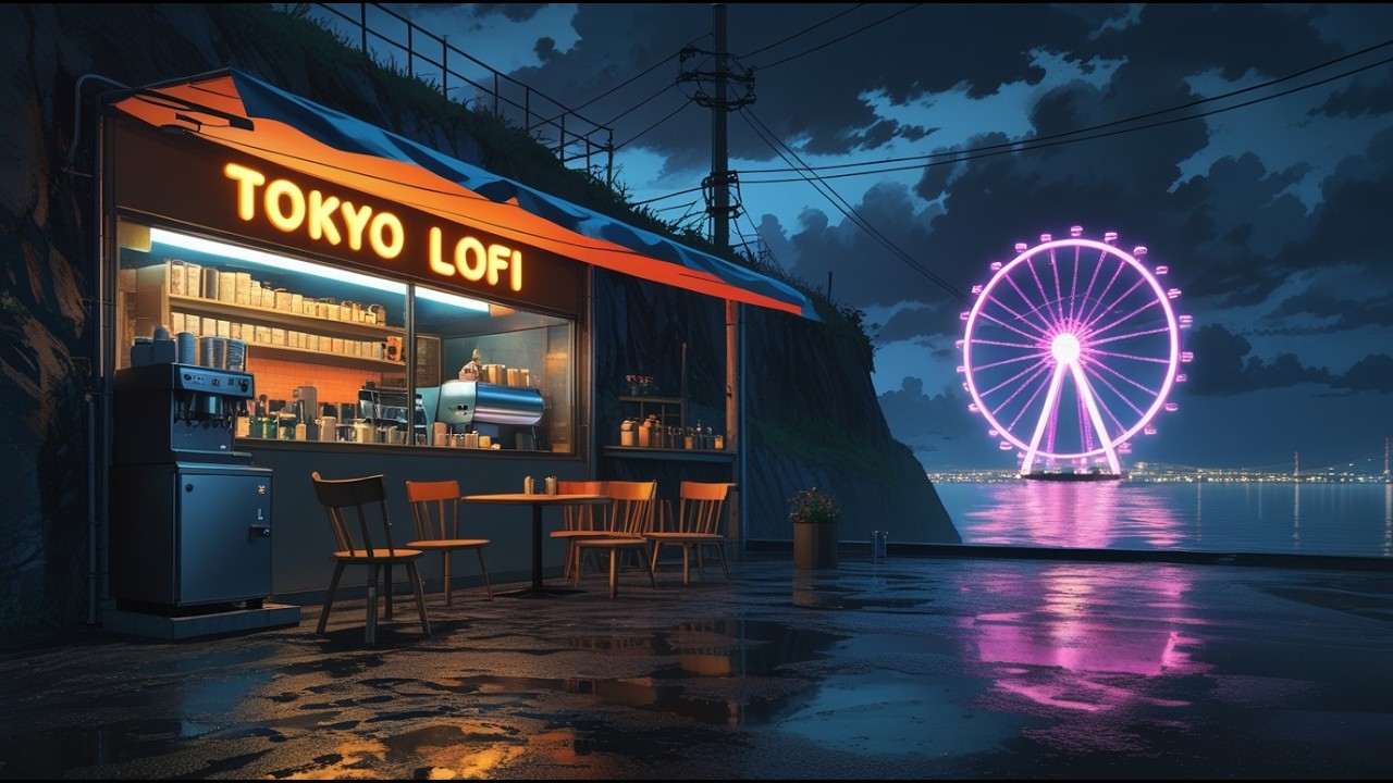 Midnight Calm: 80's Tokyo Lofi 🌙 | Sleep Music & Study Ambience