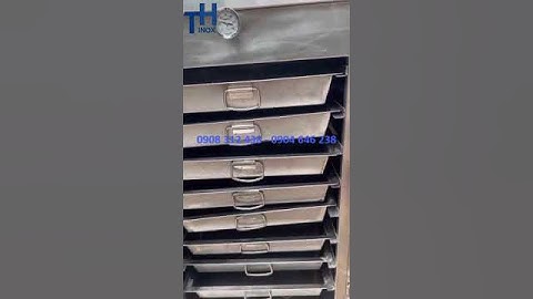 TỦ HẤP CƠM - TỦ HẤP XÔI 40 KG/MẺ VỚI CÁC KHAY DẬP LỖ. TỦ NẤU XÔI BẰNG ĐIỆN. TỦ HẤP THỰC PHẨM