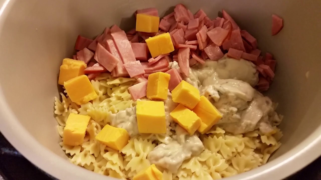 Ninja Foodi and Ham Cheese "Pot Luck" Casserole YouTube