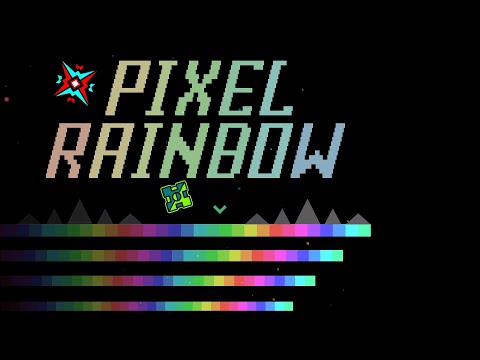Geometry Dash - pixel rainbow (Insane 8 Stars) by juanmhtxd