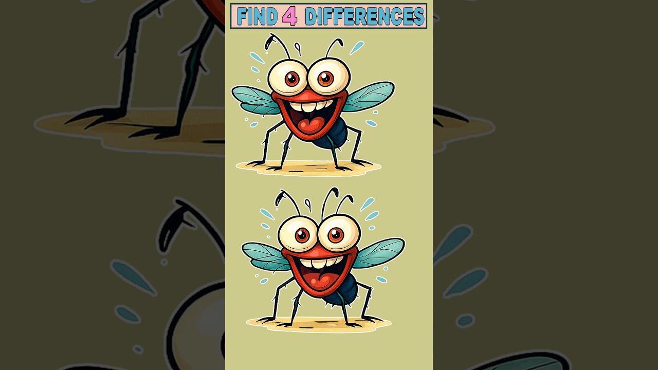 How Fast Can You Find the 4 Mistakes in This Bug Picture?