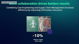 01 - Team Center : integration of supply chain costs during the product design phase