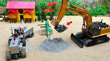 diy tractor JCB Machine | diy tractor JCB | tractor loading | water pump | @Daolam