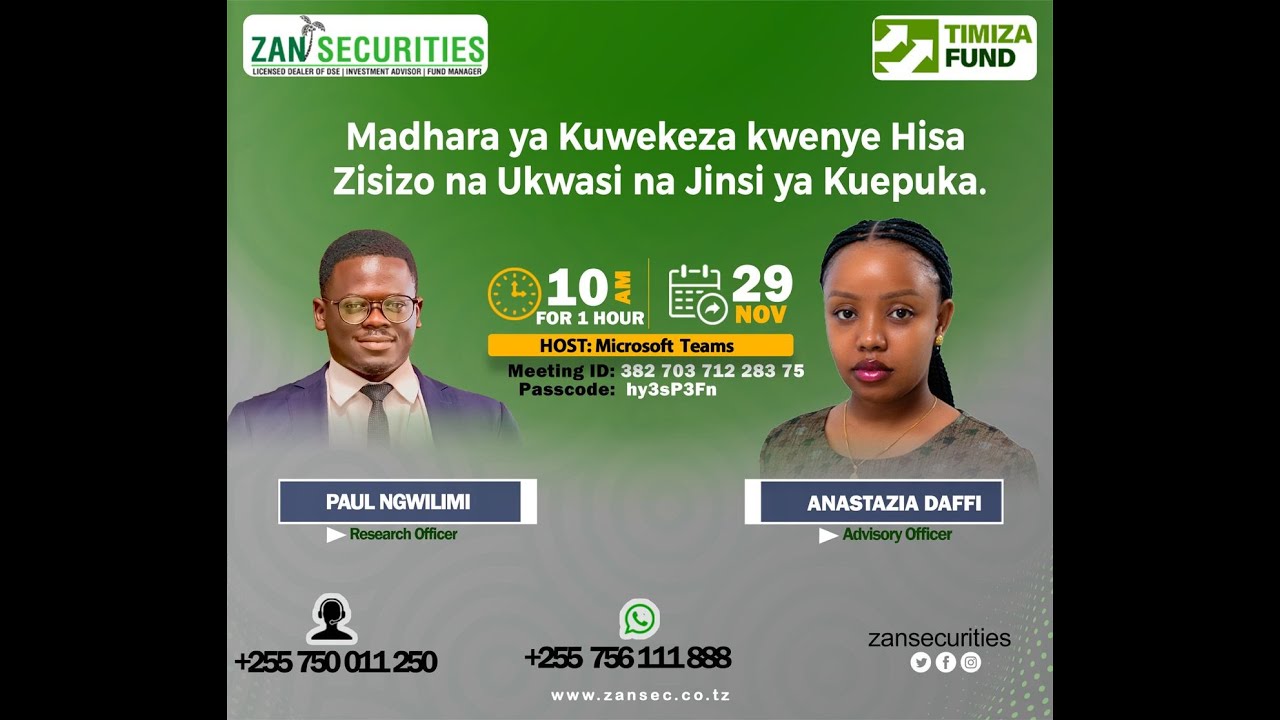 MADHARA YA KUWEKEZA KWENYE HISA ZISIZO NA UKWASI NA JINSI YA KUEPUKA