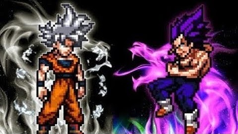 Goku V7 DBS TP OP(All Form) VS Vegeta DBS V2 OP(All Form) in Jump Force Mugen