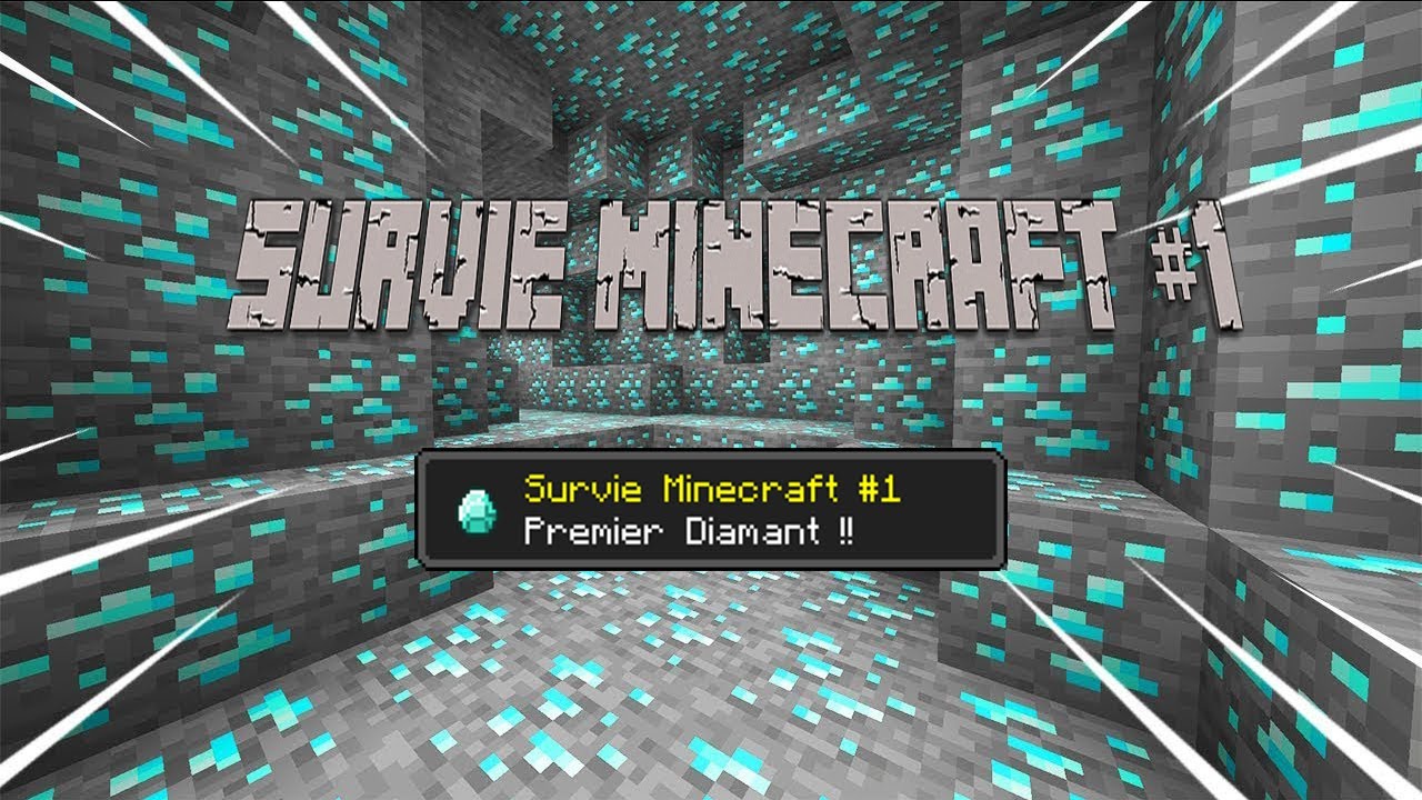 Premier Diamant !! Survie Minecraft 1.16 #1 - YouTube