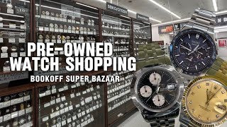Used Watches in Japan [Rolex, Omega &amp; More] Book Off Guide 