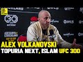 Alex Volkanovski Wants Ilia Topuria &#39;Early Next Year&#39;, Then Islam Makhachev at UFC 300