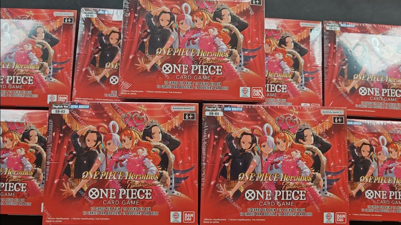 EB03 One Piece Heroines Edition! One Piece TCG Full Box Opening Case Ratios 