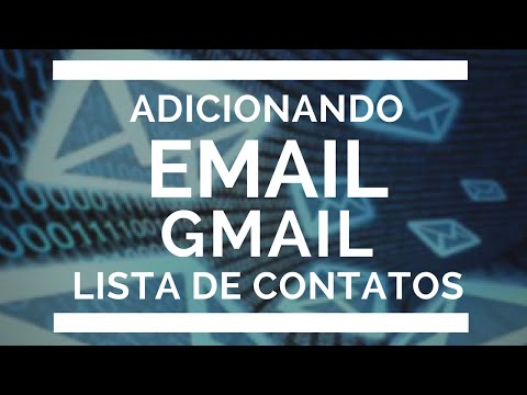 Como Adicionar Contatos No Email - Gmail.com