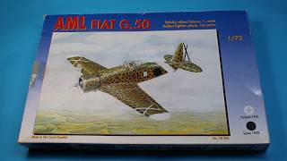 AML 1/72 Fiat G.50 Series 1 In Box Review