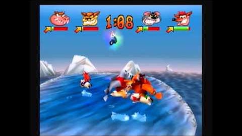 Crash Bash Polar Push Round 2 Tilt Panic