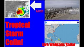 Tropical Storm Colin off the NC/SC Coast! Impacting NOW!