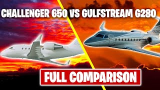 Bombardier Challenger 650 vs Gulfstream G280 | FULL COMPARISON