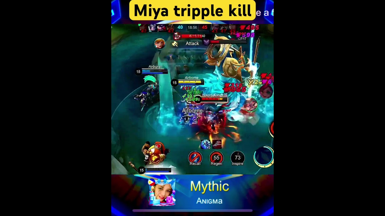 Miya Tripple kill 