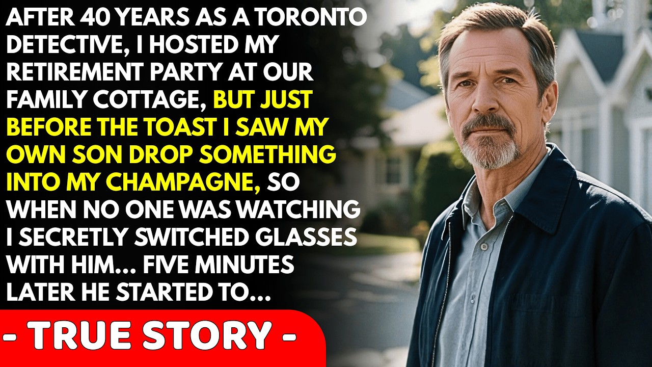 After 40 Years as a Toronto Detective, My Son Drugged My Champagne at My Retirement Part...