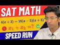 Digital SAT Math: 10 HARD Non-Linear Equations (Algebra vs. Desmos)