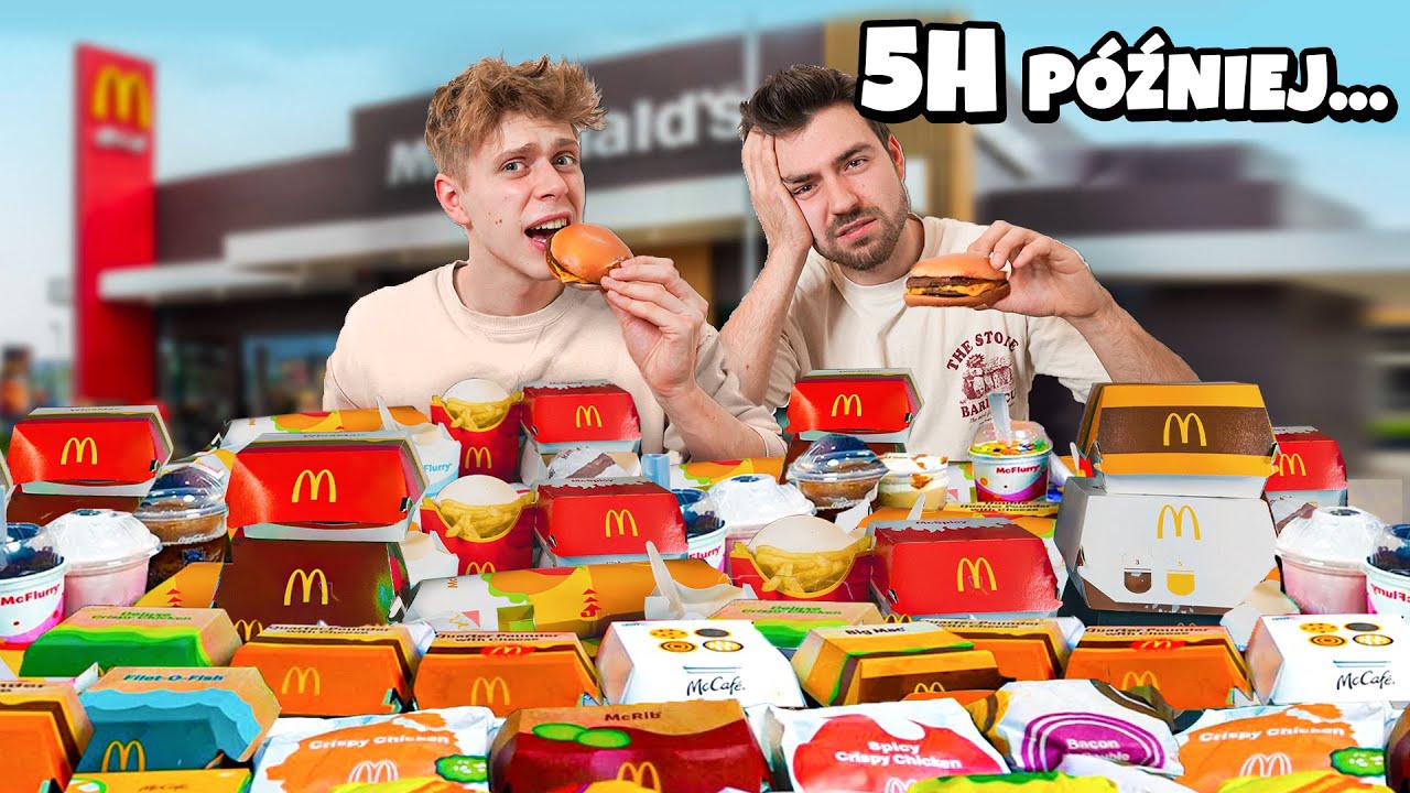 KTO SZYBCIEJ ZJE CAŁE MENU Z McDonald's WYGRYWA!