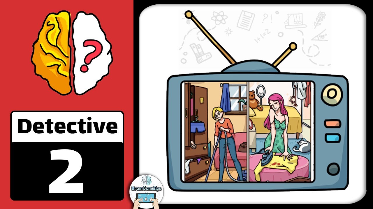 Brain Out -Tricky riddle games - Detective Level 2 Solution