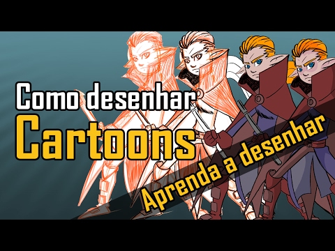 COMO DESENHAR CARTOONS - APRENDA A DESENHAR QUALQUER COISA!