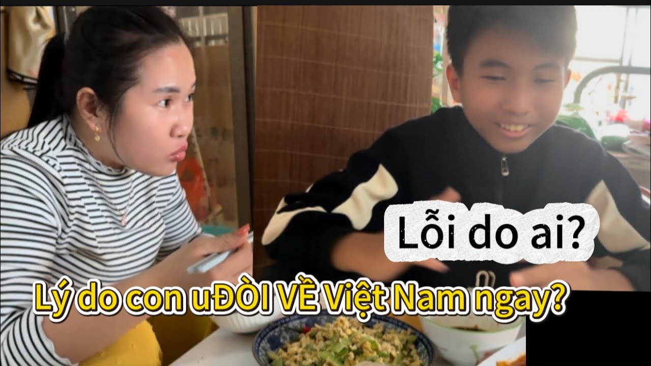 Ngày cuối tuần bữa cơm họp mặt gia đình_Bảo Minh nằng nặc đòi về ngay và luôn TỰ NÓI RA CHÍNH KIẾN ?