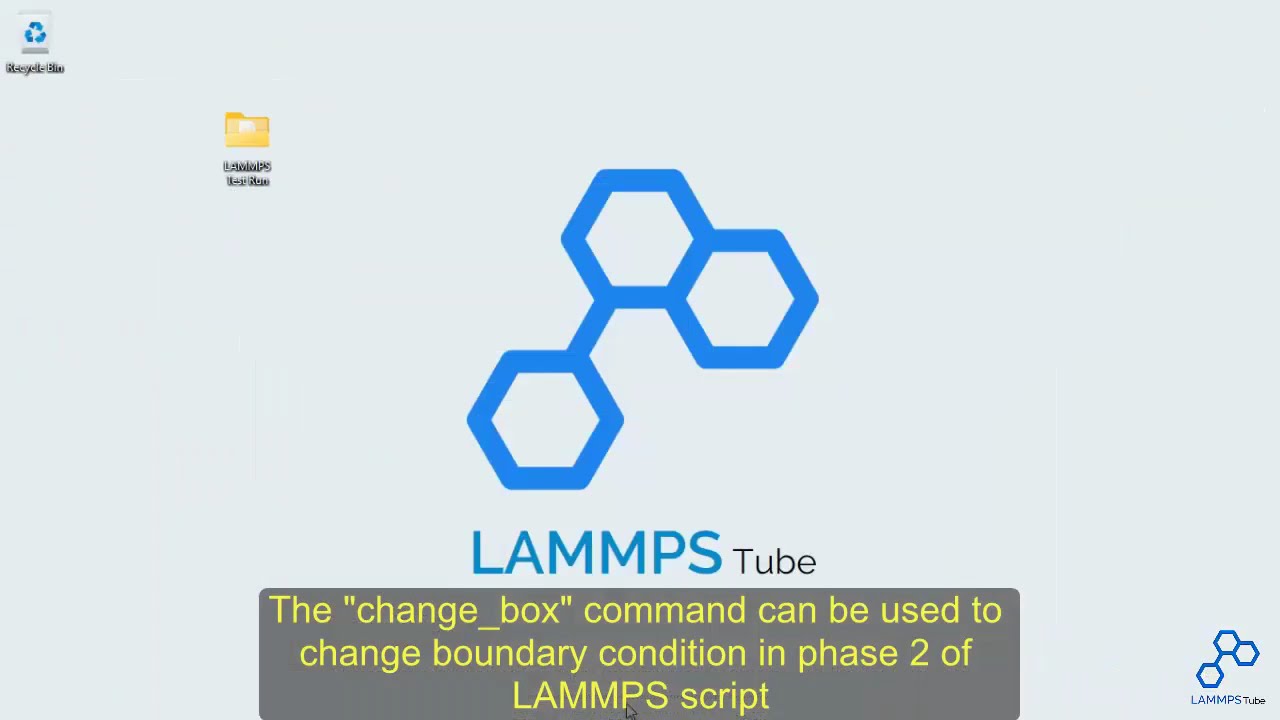 Boundary Condition Change in LAMMPS