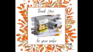 Personal Favorite - Pampered Chef Garlic Prep Tool. It's a new kitchen must-have! 🧄🧄🧄