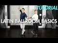 Basic Latin Ballroom Steps with Partnering (Ballroom Dance Moves Tutorial) | MihranTV