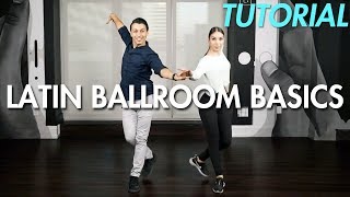 Famous Basic Latin Ballroom Steps with Partnering (Ballroom Dance Moves Tutorial) | MihranTV Wealth