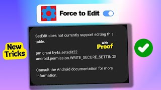 How To Unlock Secure/Global Table In Setedit App 2024 screenshot 3