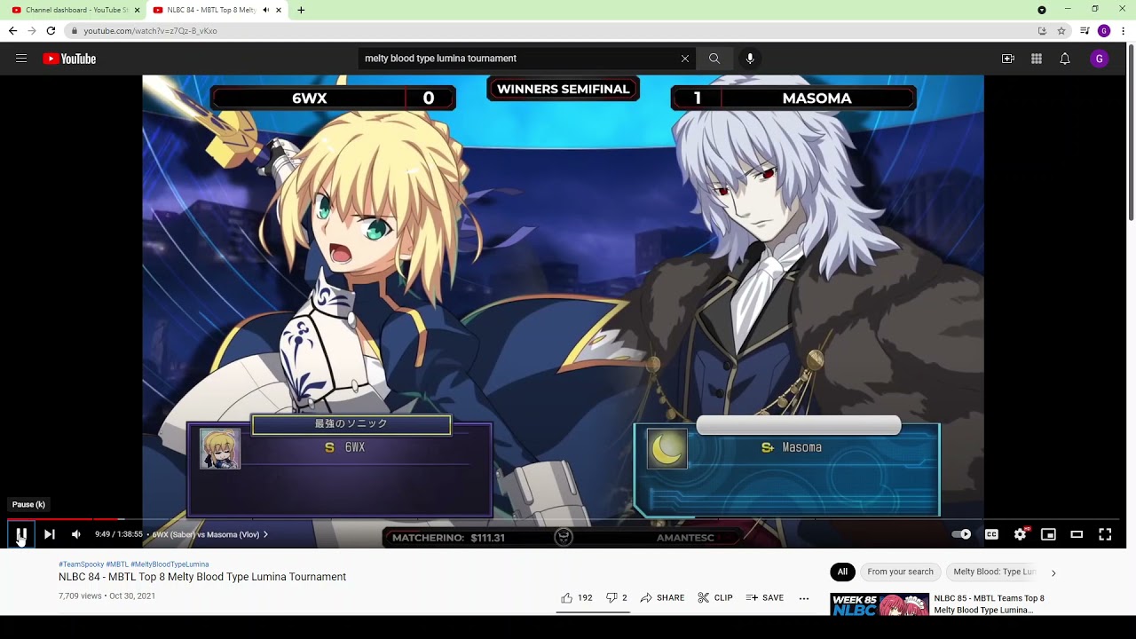 6WX(Saber) vs. Masoma(Volv) - NLBC 84 Winners Semis Analysis