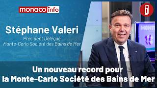 Un nouveau record pour le groupe Monte-Carlo Société des Bains de Mer